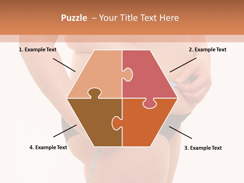 Healthy Female Measure PowerPoint Template