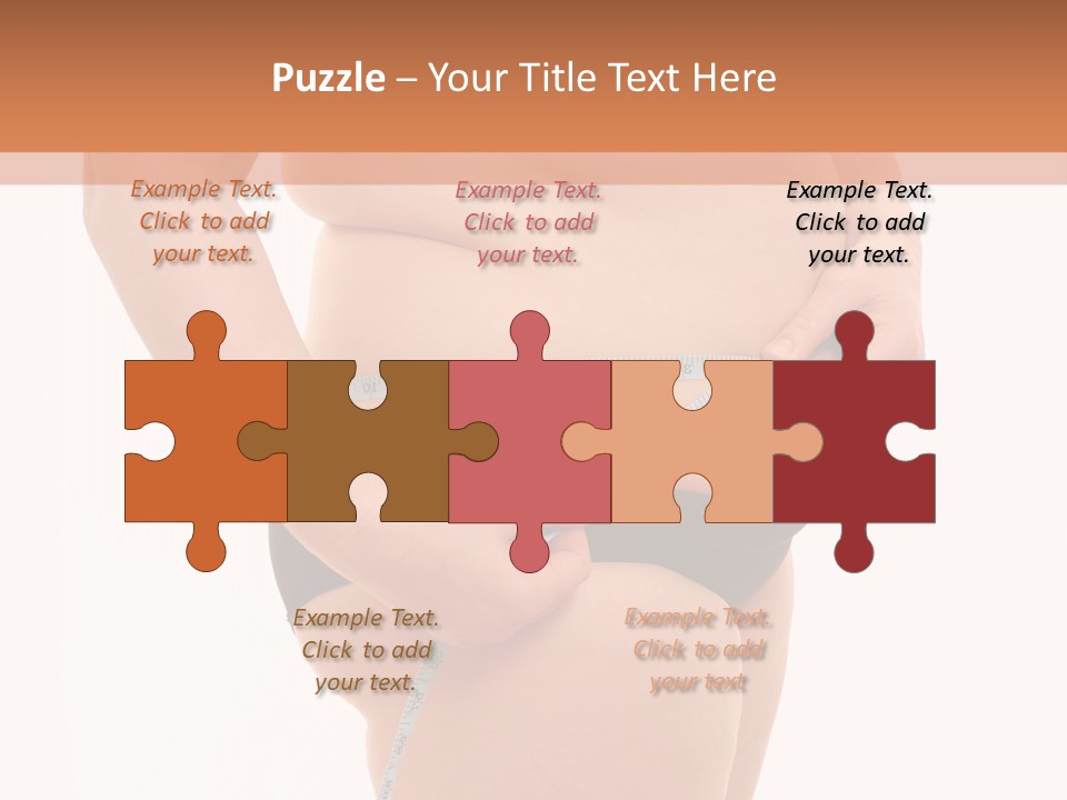 Healthy Female Measure PowerPoint Template