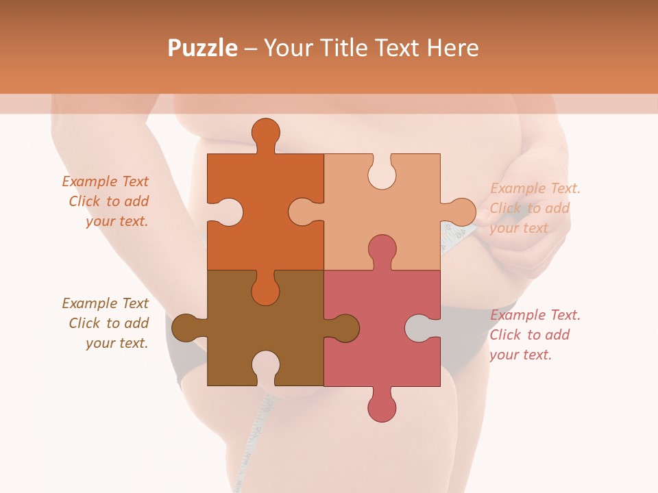 Healthy Female Measure PowerPoint Template