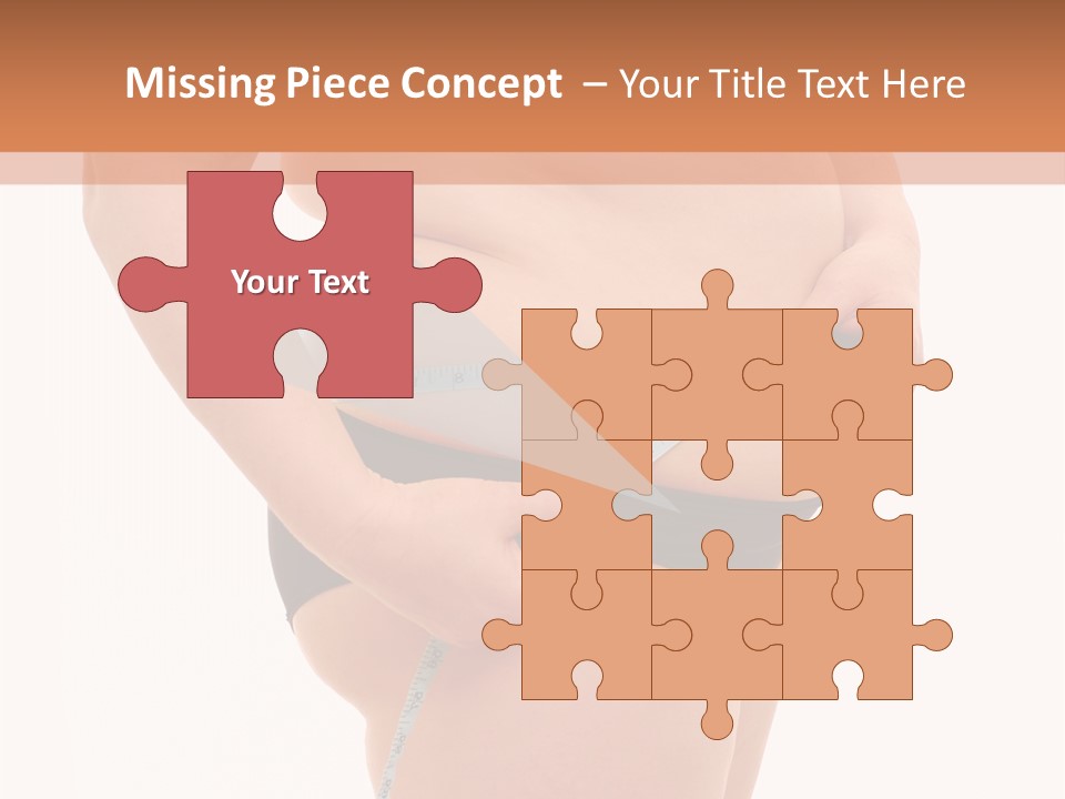 Healthy Female Measure PowerPoint Template