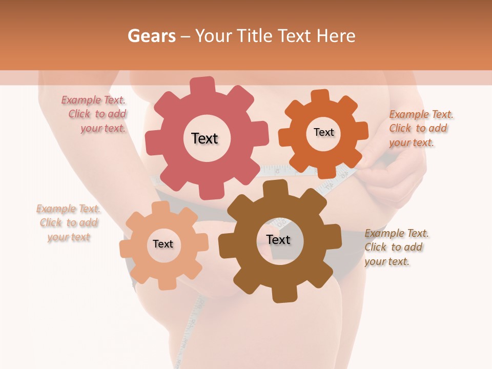 Healthy Female Measure PowerPoint Template