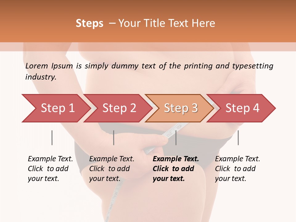 Healthy Female Measure PowerPoint Template