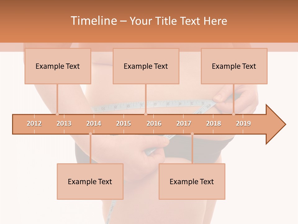 Healthy Female Measure PowerPoint Template