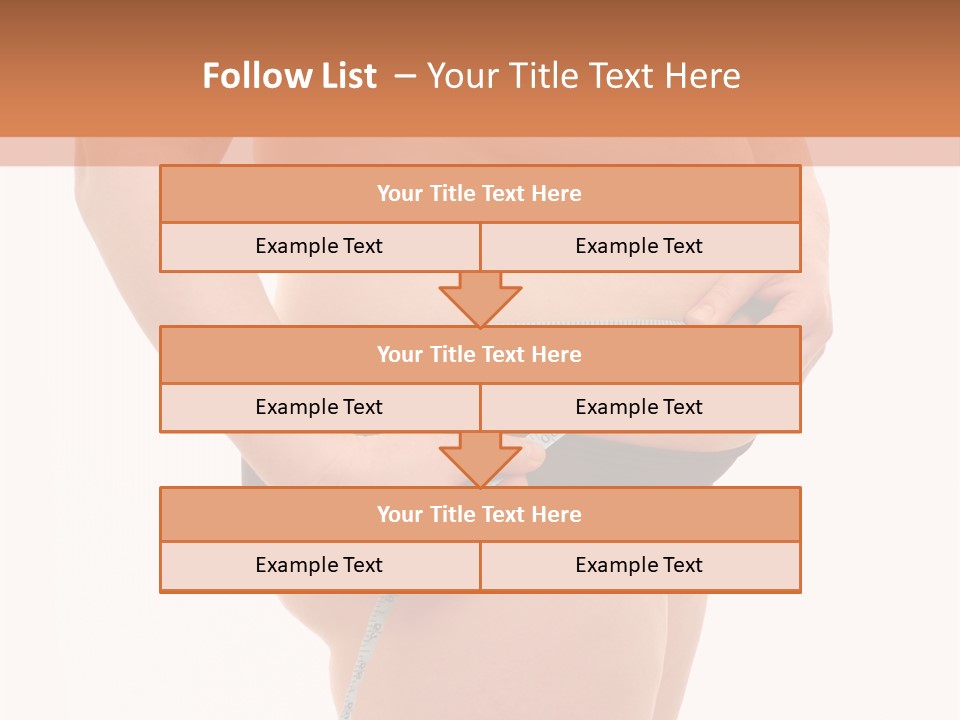 Healthy Female Measure PowerPoint Template