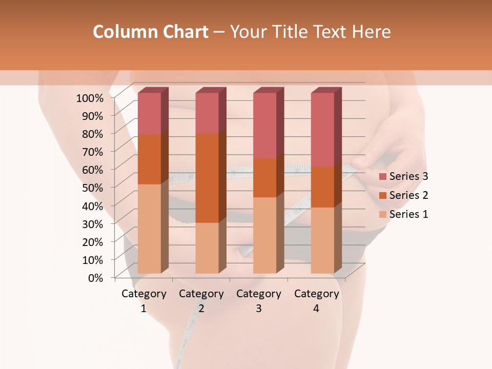 Healthy Female Measure PowerPoint Template