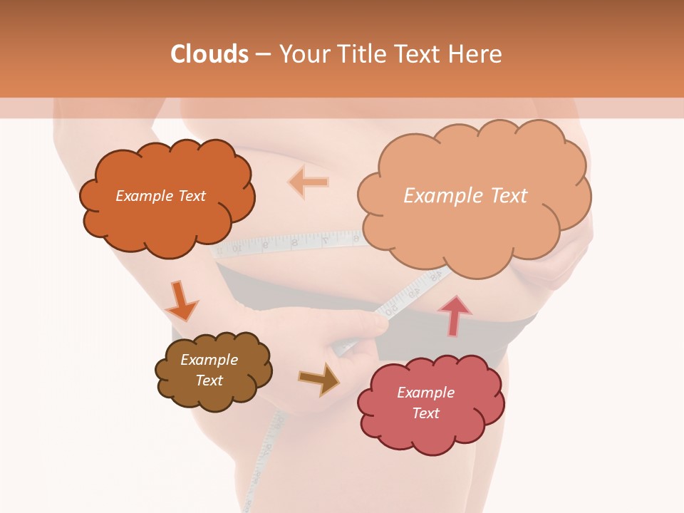 Healthy Female Measure PowerPoint Template