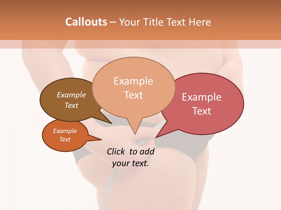 Healthy Female Measure PowerPoint Template