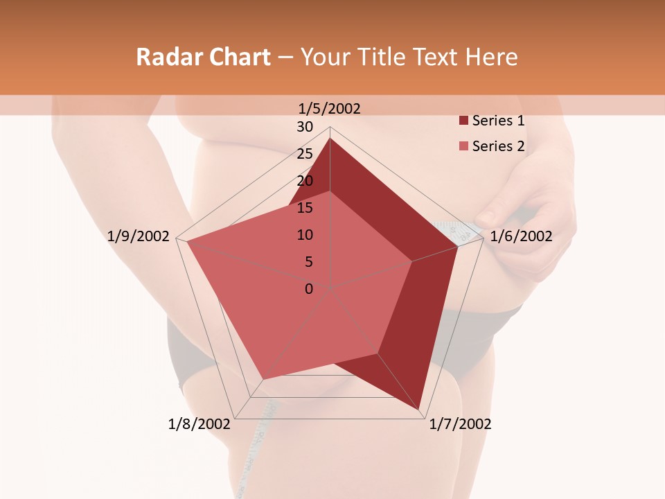 Healthy Female Measure PowerPoint Template