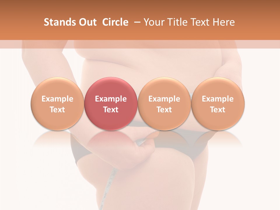 Healthy Female Measure PowerPoint Template