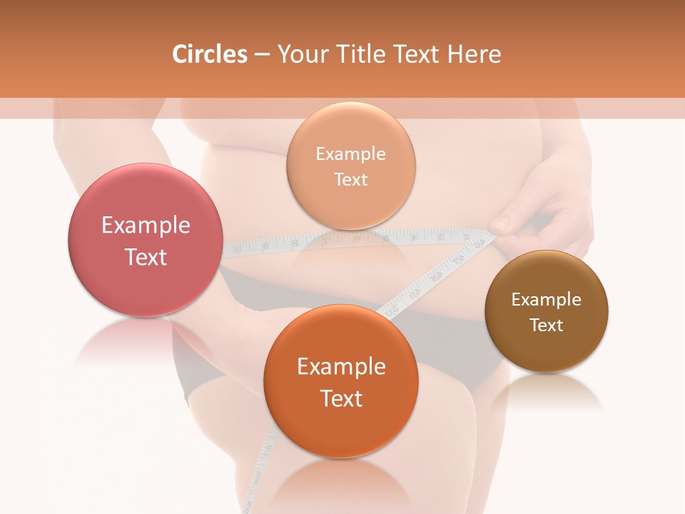 Healthy Female Measure PowerPoint Template