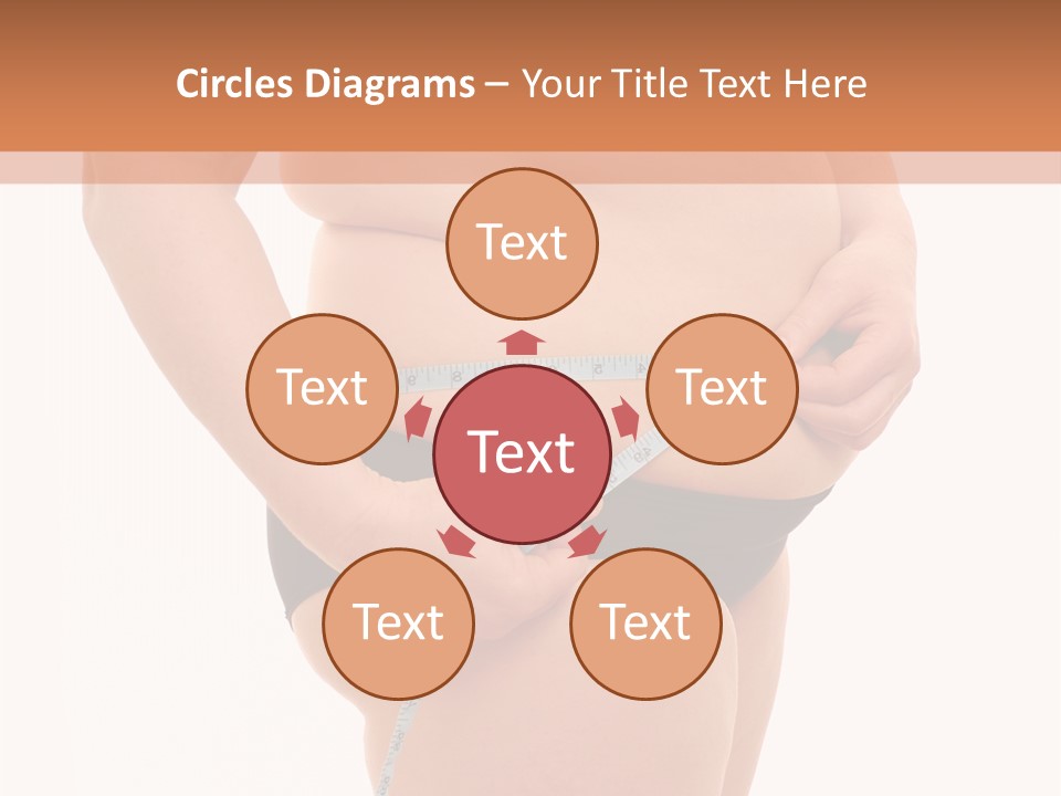 Healthy Female Measure PowerPoint Template