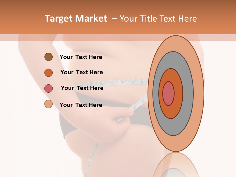 Healthy Female Measure PowerPoint Template