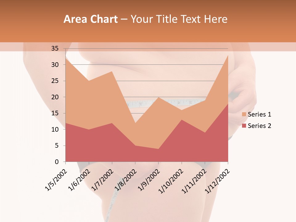Healthy Female Measure PowerPoint Template
