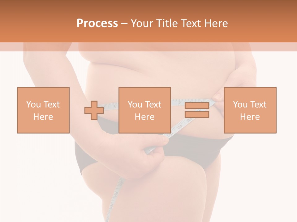 Healthy Female Measure PowerPoint Template