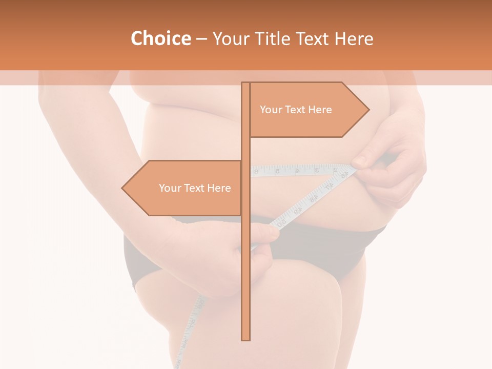 Healthy Female Measure PowerPoint Template