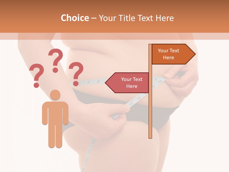 Healthy Female Measure PowerPoint Template