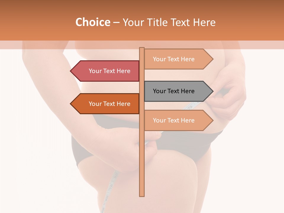 Healthy Female Measure PowerPoint Template