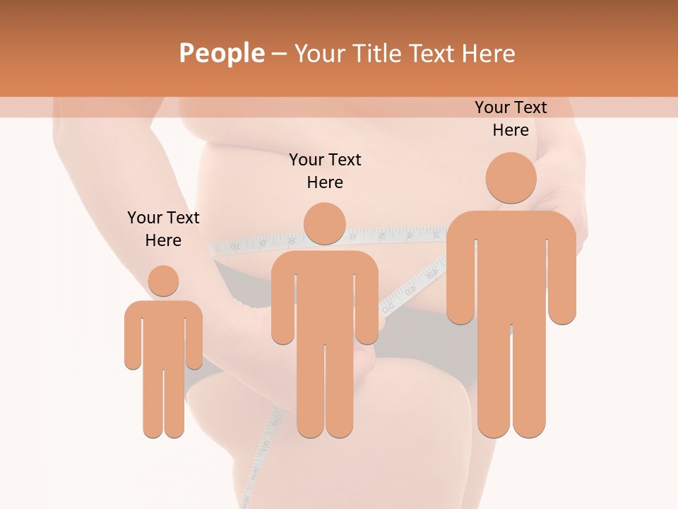 Healthy Female Measure PowerPoint Template