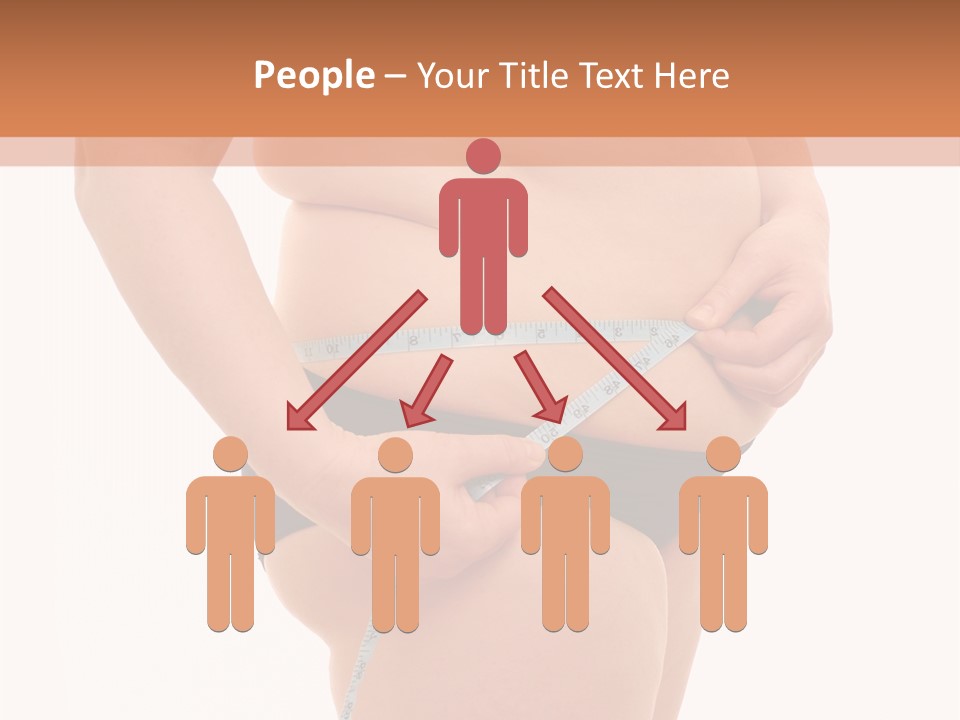 Healthy Female Measure PowerPoint Template