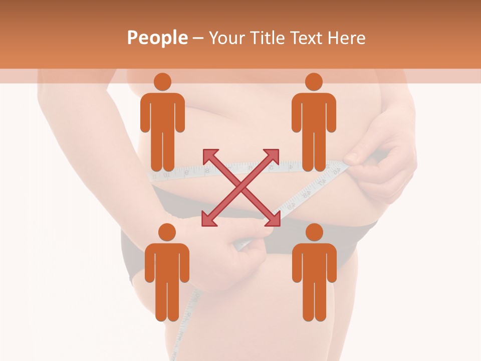 Healthy Female Measure PowerPoint Template