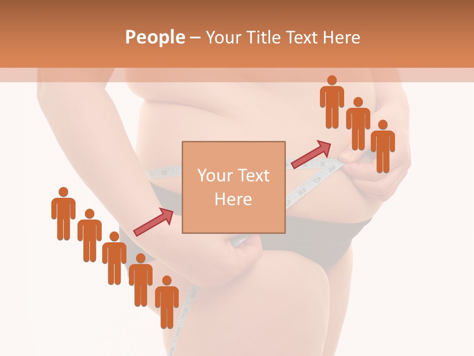 Healthy Female Measure PowerPoint Template