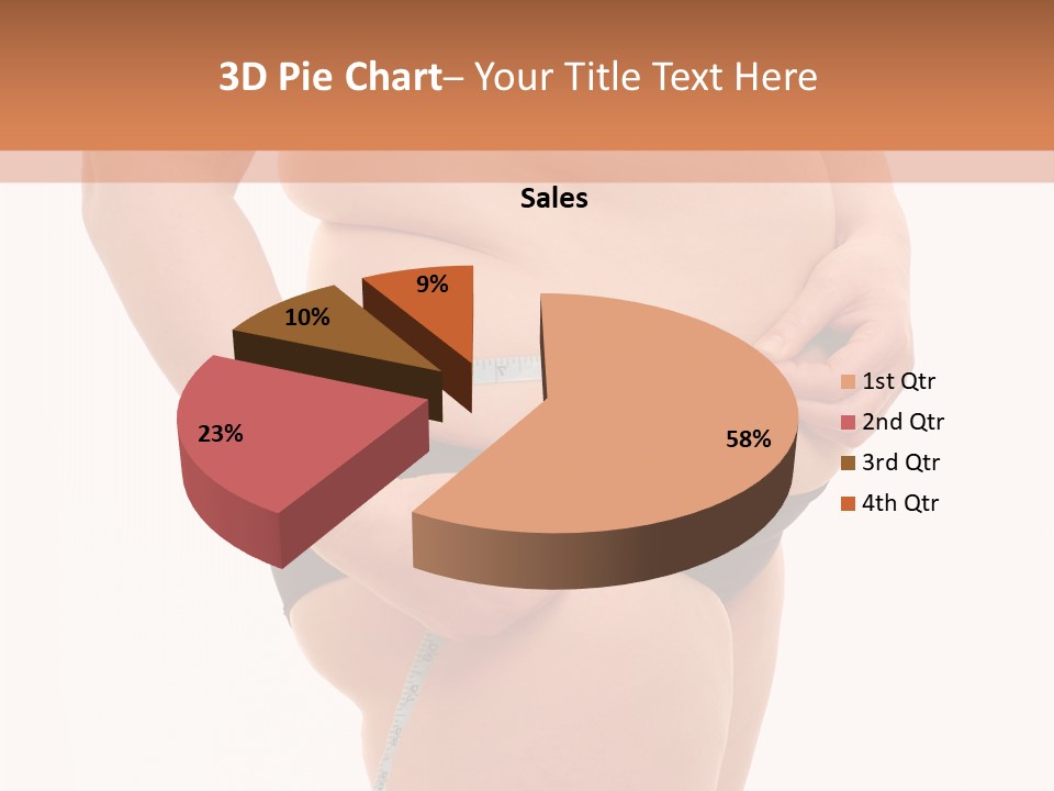 Healthy Female Measure PowerPoint Template