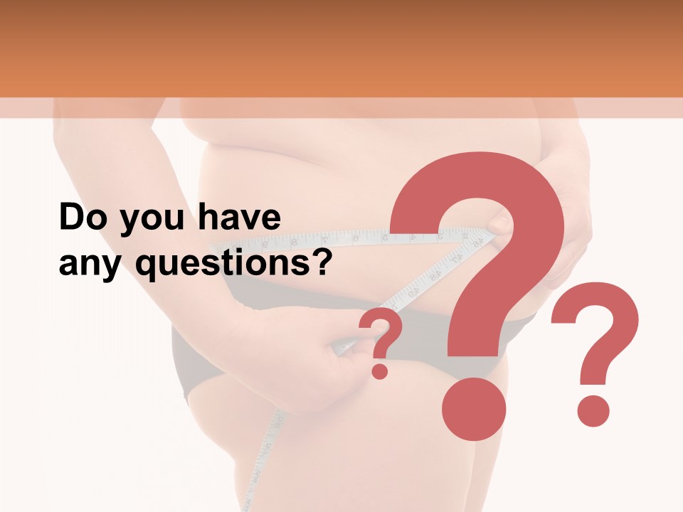 Healthy Female Measure PowerPoint Template