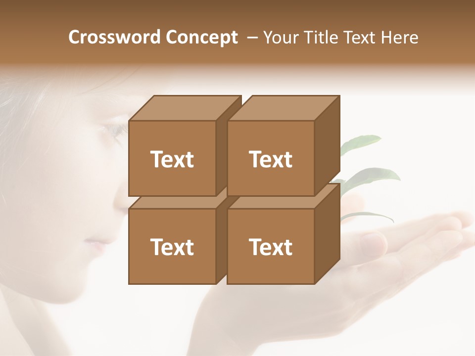 Hands Tree Environmental PowerPoint Template