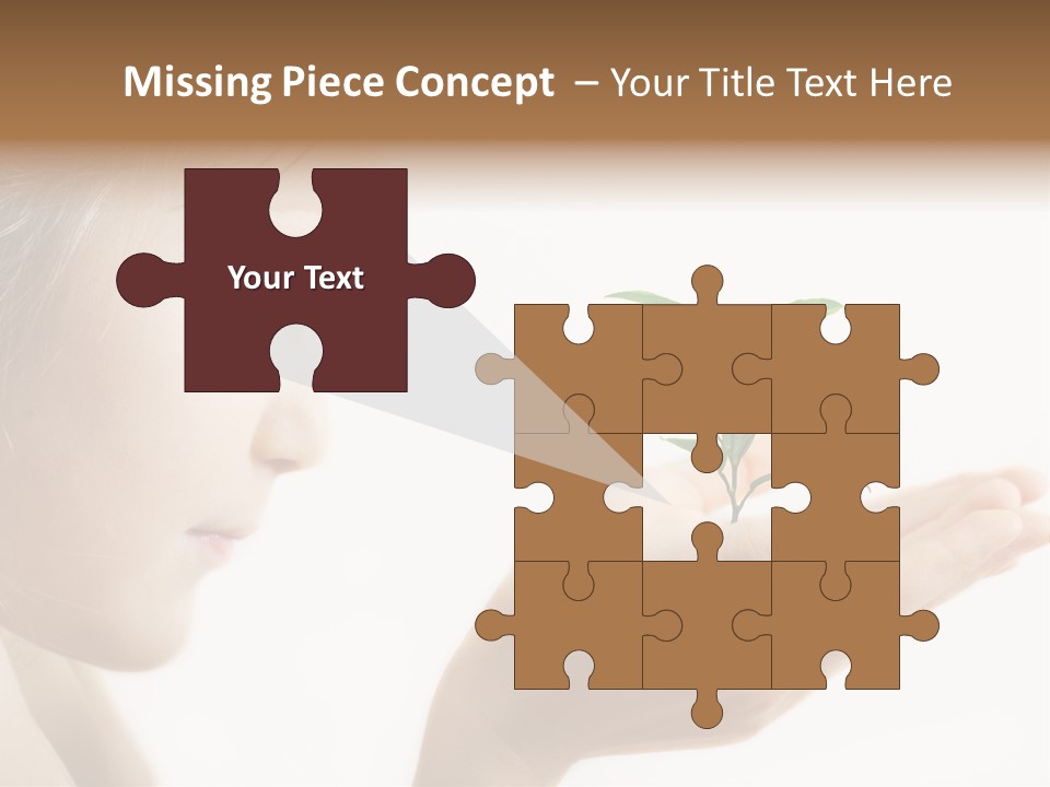 Hands Tree Environmental PowerPoint Template