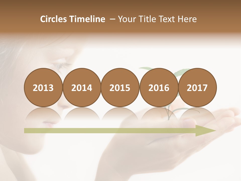 Hands Tree Environmental PowerPoint Template