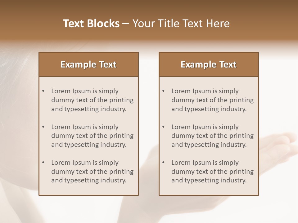 Hands Tree Environmental PowerPoint Template