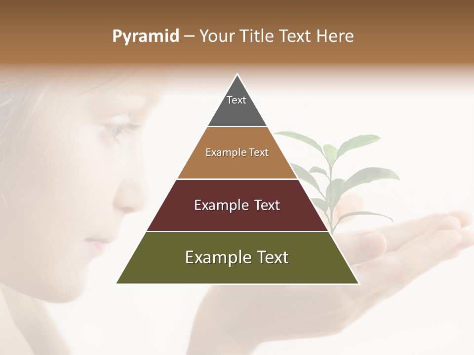 Hands Tree Environmental PowerPoint Template