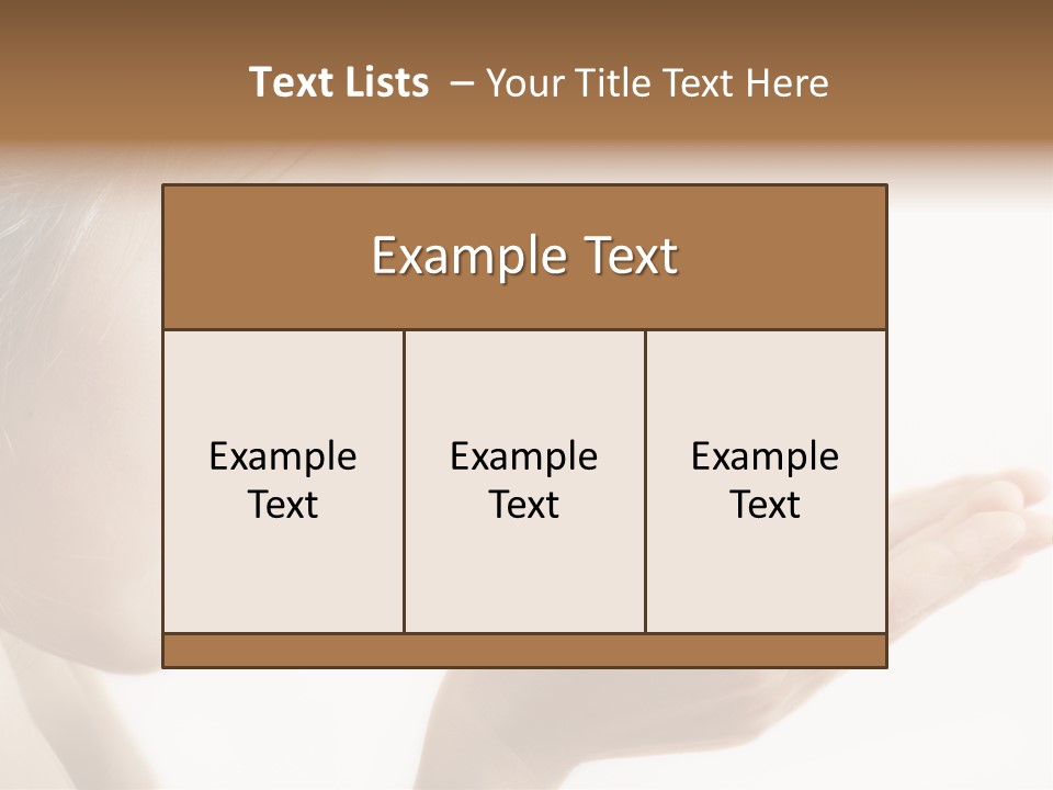 Hands Tree Environmental PowerPoint Template