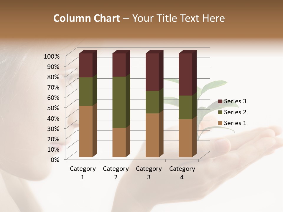 Hands Tree Environmental PowerPoint Template