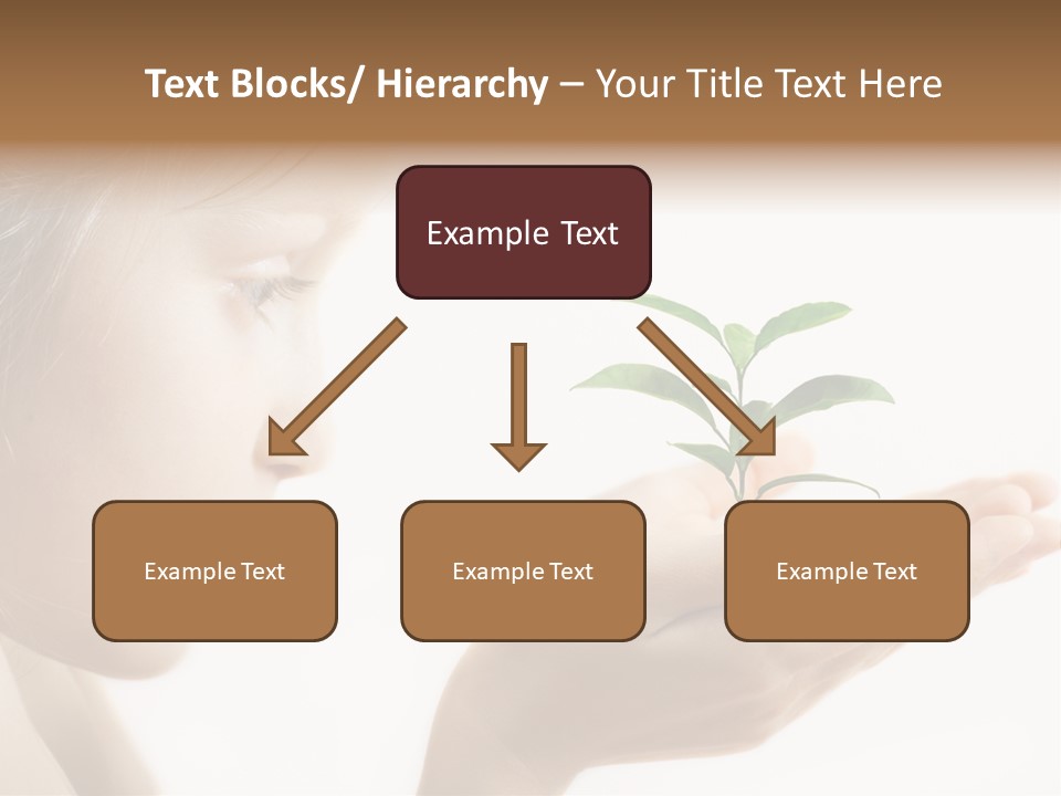 Hands Tree Environmental PowerPoint Template