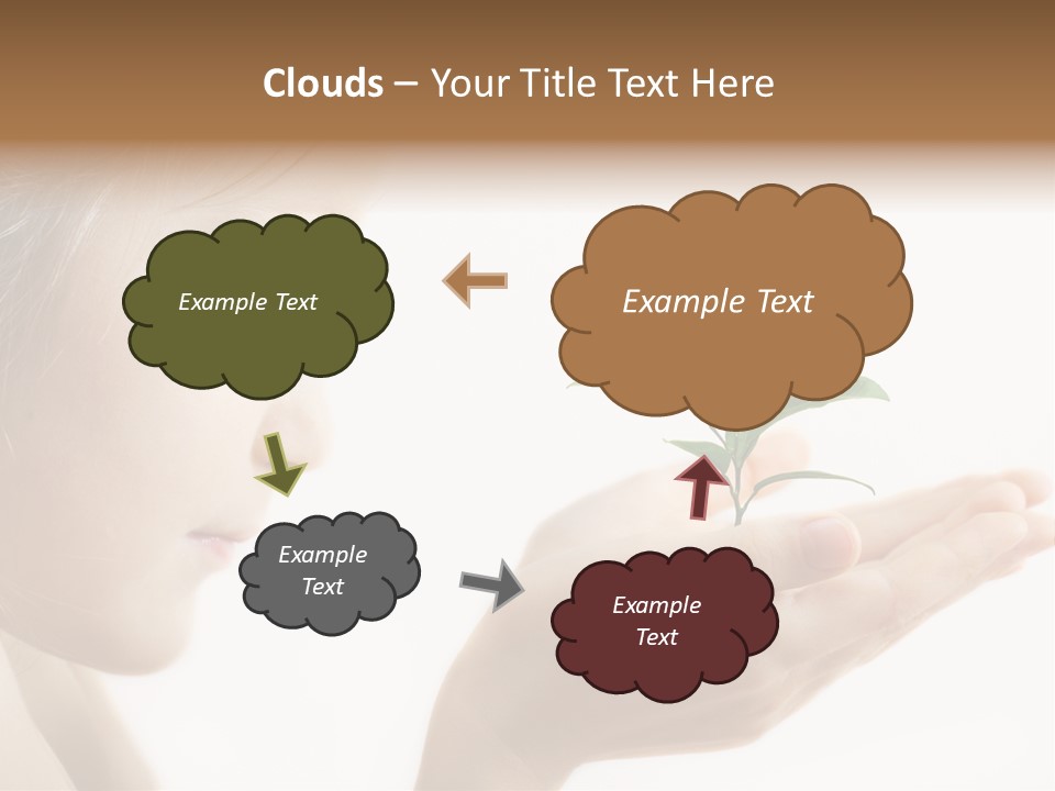 Hands Tree Environmental PowerPoint Template