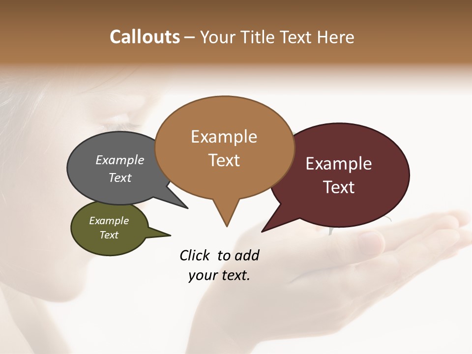 Hands Tree Environmental PowerPoint Template