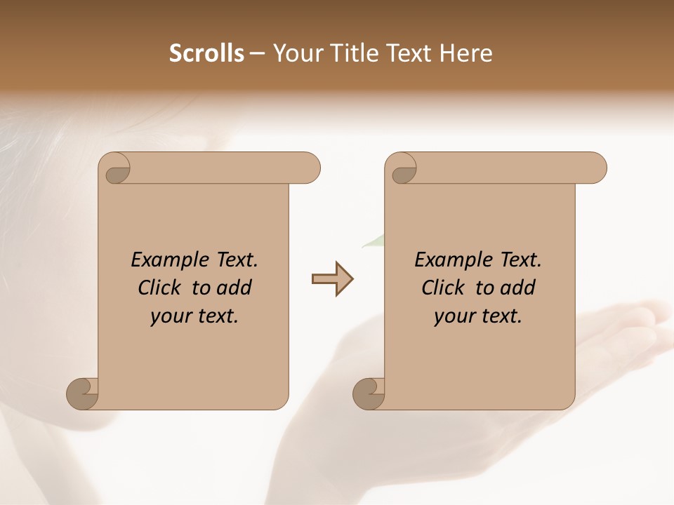 Hands Tree Environmental PowerPoint Template
