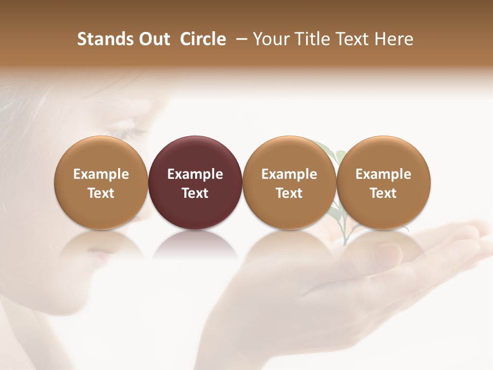 Hands Tree Environmental PowerPoint Template