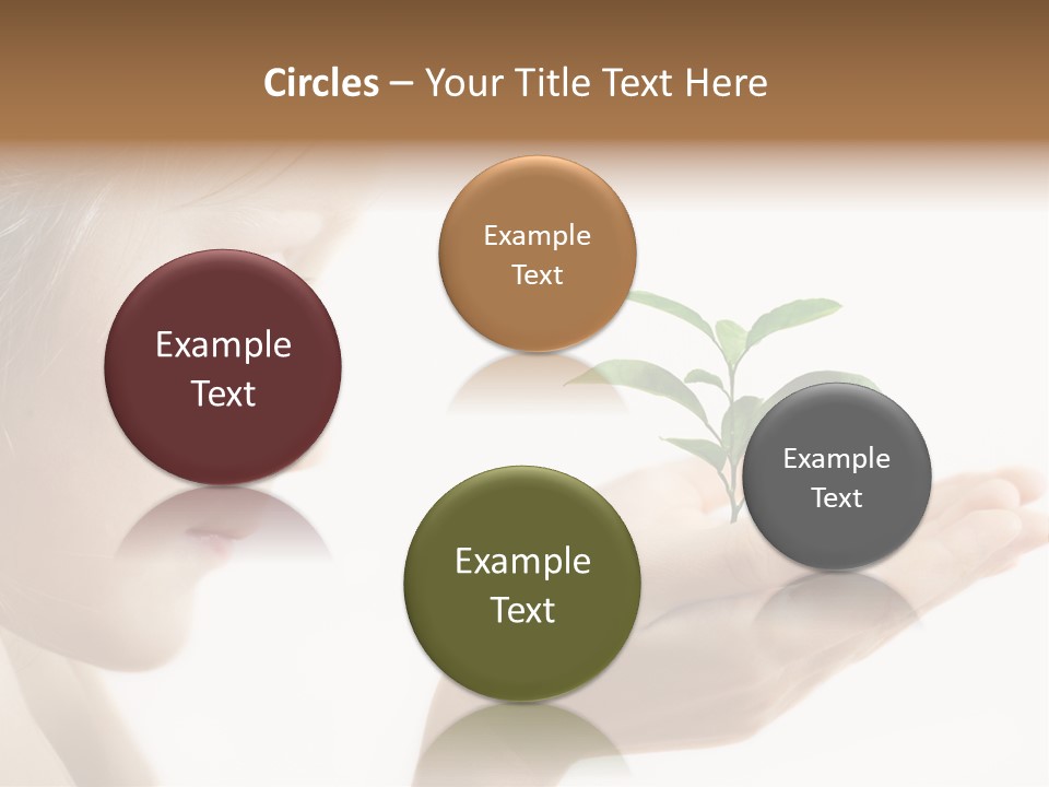 Hands Tree Environmental PowerPoint Template