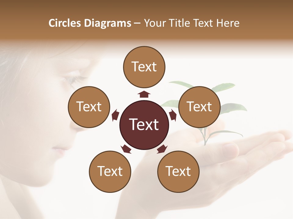 Hands Tree Environmental PowerPoint Template