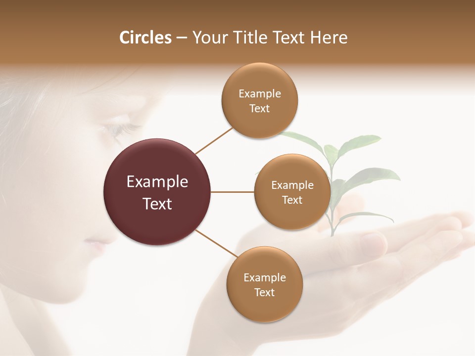 Hands Tree Environmental PowerPoint Template