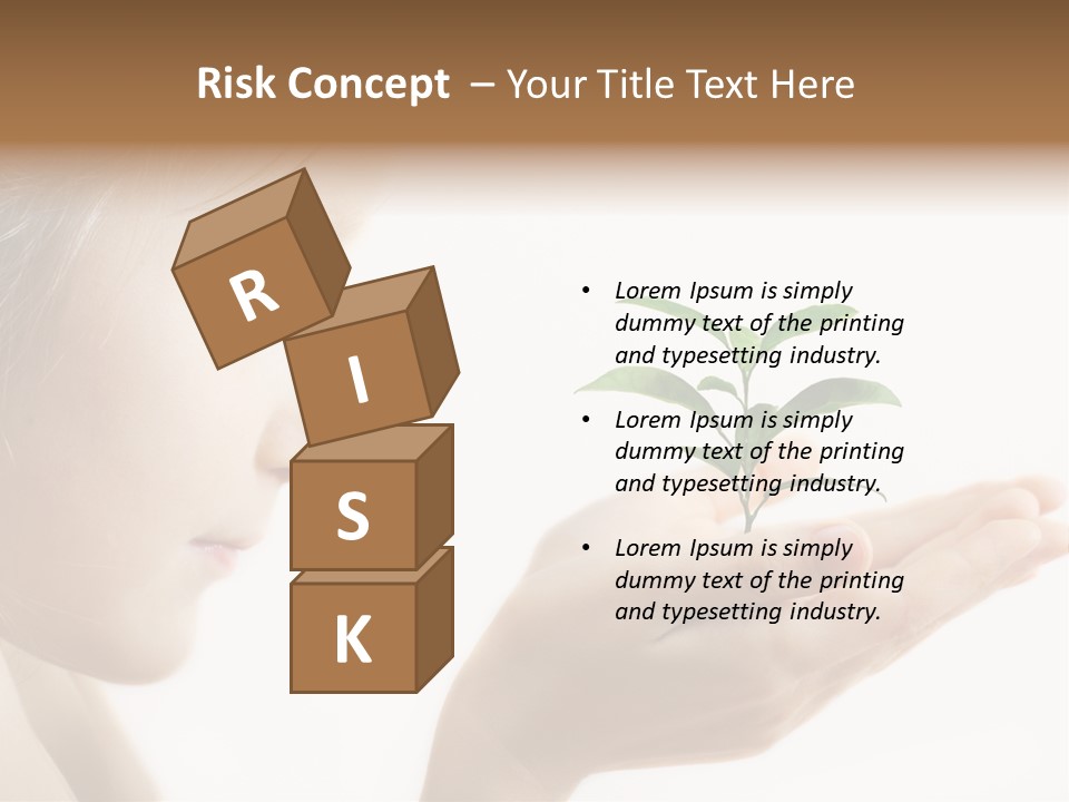 Hands Tree Environmental PowerPoint Template
