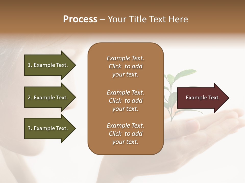 Hands Tree Environmental PowerPoint Template