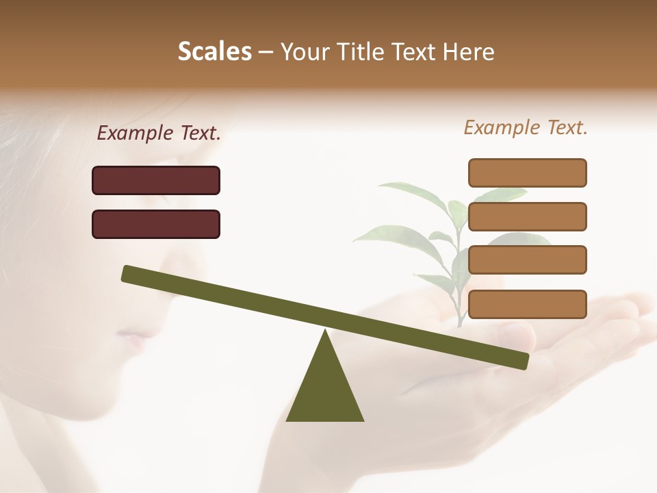 Hands Tree Environmental PowerPoint Template