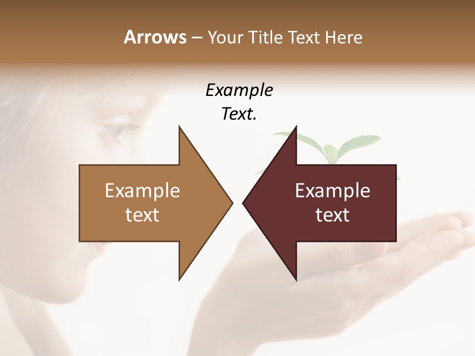 Hands Tree Environmental PowerPoint Template