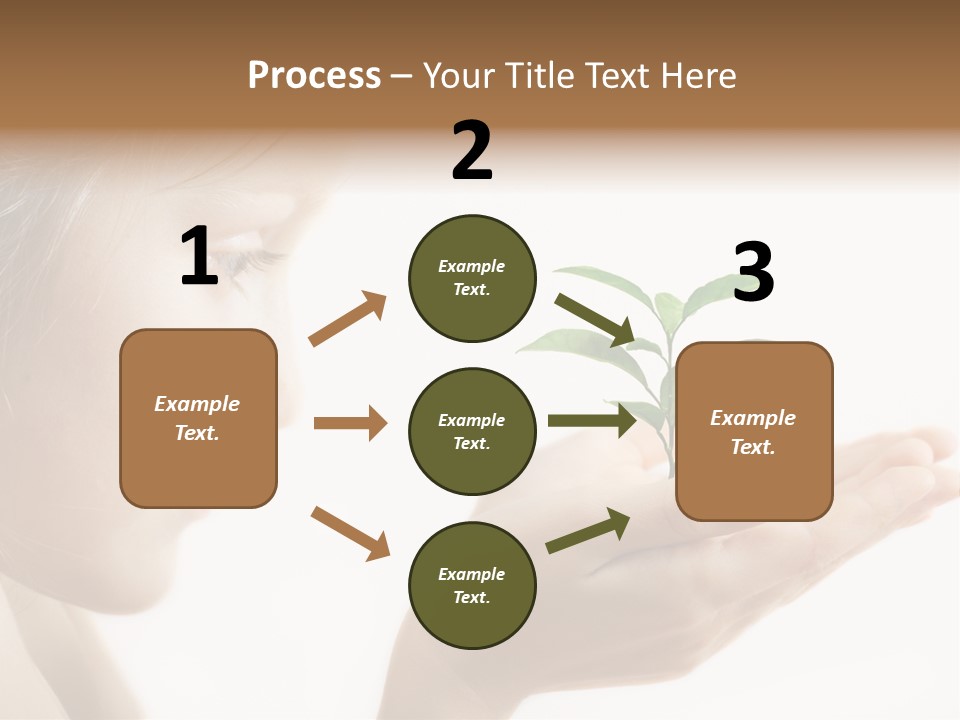 Hands Tree Environmental PowerPoint Template