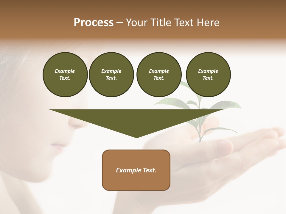 Hands Tree Environmental PowerPoint Template