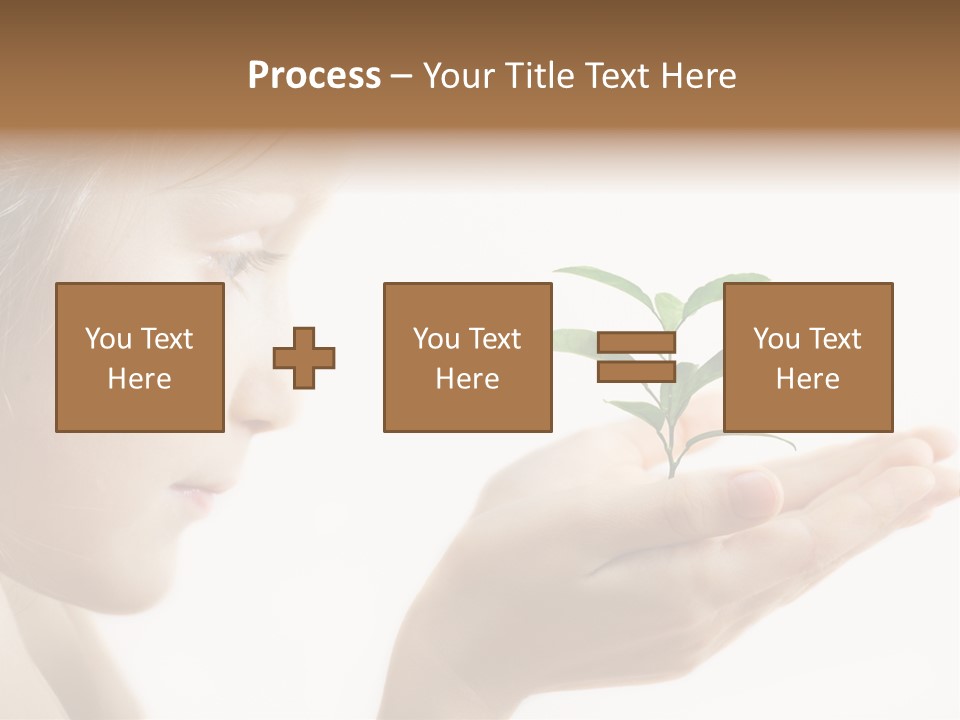 Hands Tree Environmental PowerPoint Template