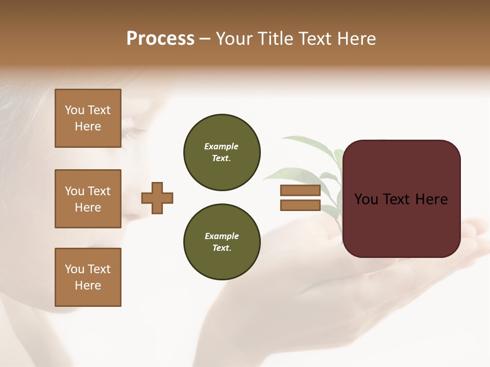 Hands Tree Environmental PowerPoint Template